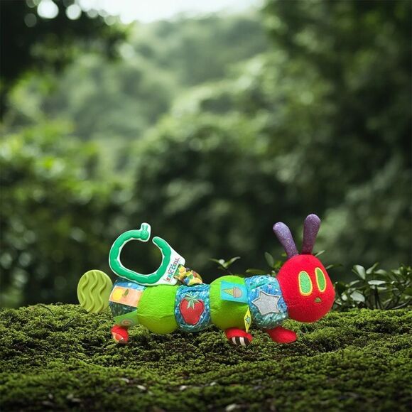 Very Hungry Caterpillar Teether Rattle sensory soft toy - Picture 1 of 8